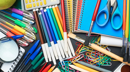 School stationery supplies for Ambition International School students