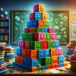 Building blocks of knowledge showing educational foundation gaps